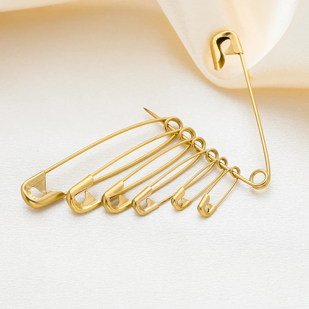 20-50pcs Stainless Steel Safety Pins DIY Sewing Tools Accessory Metal  Needles Large Safety Pin Small Brooch Apparel Accessories - AliExpress