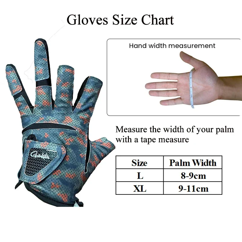 1 Pair Gamakatsu Fishing Gloves Breathable 3 Fingers Cut Anti Slip Sports Gloves Carp Fishing Cycling Kayaking fishing gloves