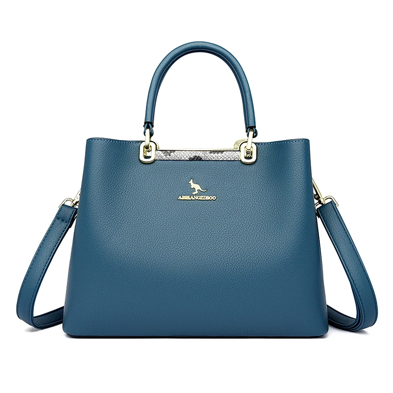 

Роскошные Сумки из искусственной кожи для женщин 2023, дизайнерские трехслойные вместительные женские сумки через плечо, женская сумка-мессенджер