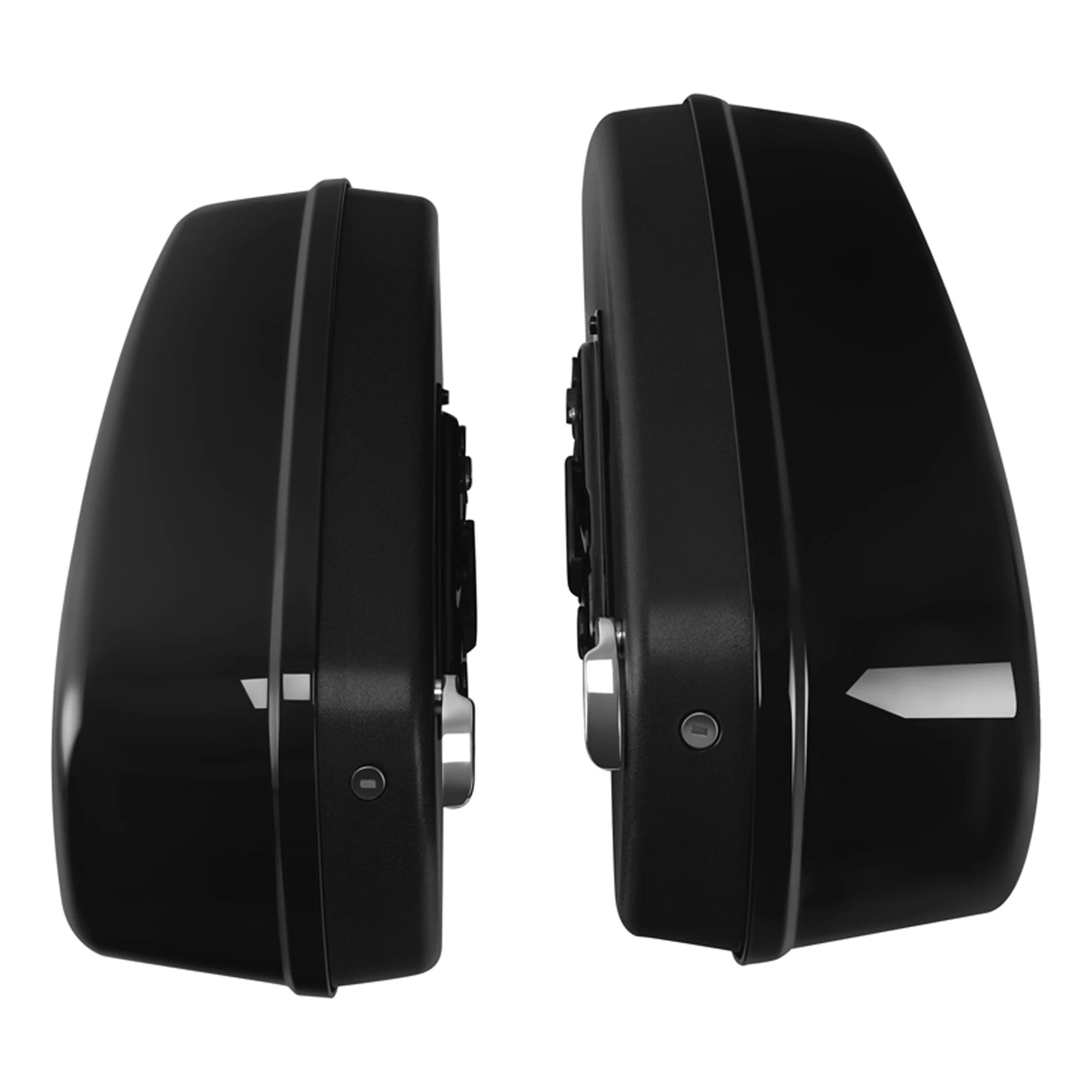 Saddlebags Bags For Harley Softail Low Rider FXLR S FXLRS 2018-2020 Low Rider ST FXLRST 2022-2024 Motorcycle Gloss Black