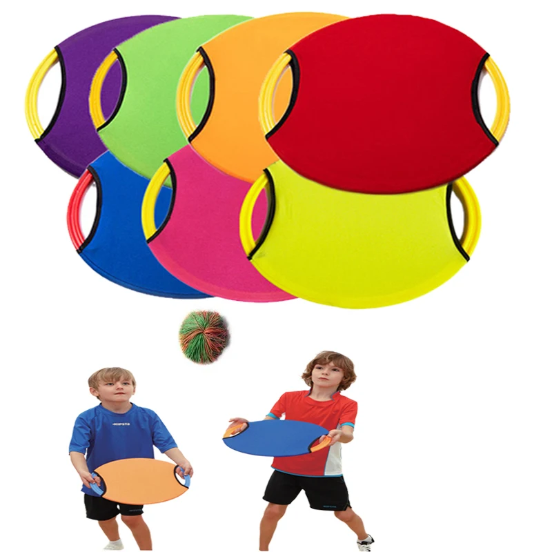 Outdoor Ball-catching Toys ball catching toys For Children Adults Interactive and Cooperative Games Elastic Disc Sports Toys Parent-child Parties