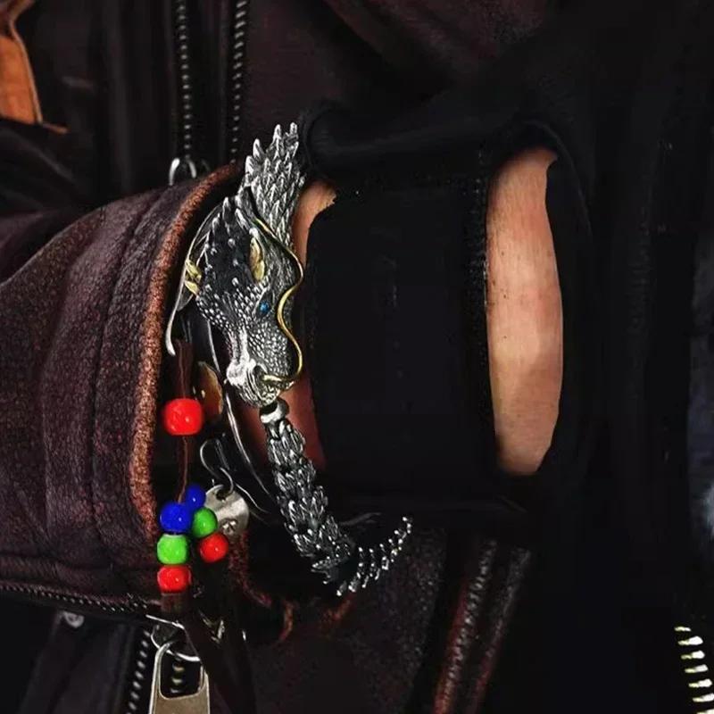Men's Dragon Bracelet, metal bracelet