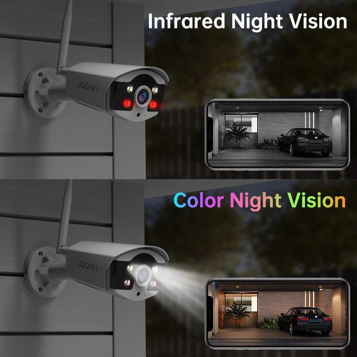 Wifi IP Camera Surveillance Camera 3MP 5MP Outdoor Infrared Night Vision Video Audio Recording Wireless for Jooan NVR
