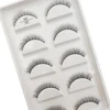 New 5 Pairs Natural Mink False Eyelashes Makeup Short Eyelash Extension Fake Eye Lashes Faux Cils Make Up Beauty Cilios 2