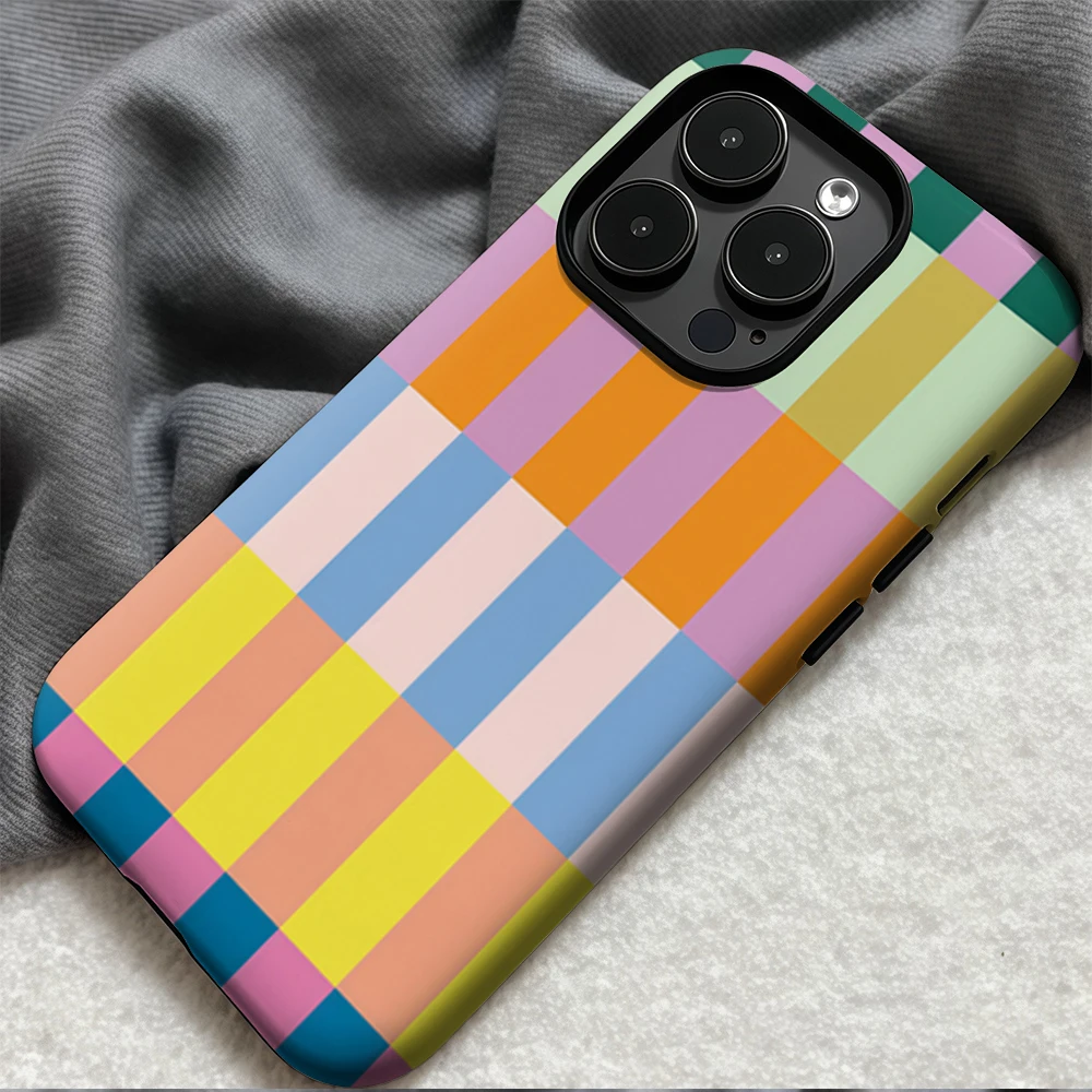 Vibrant Stripe Phone Case - Magnetic, Tough & Stylish
