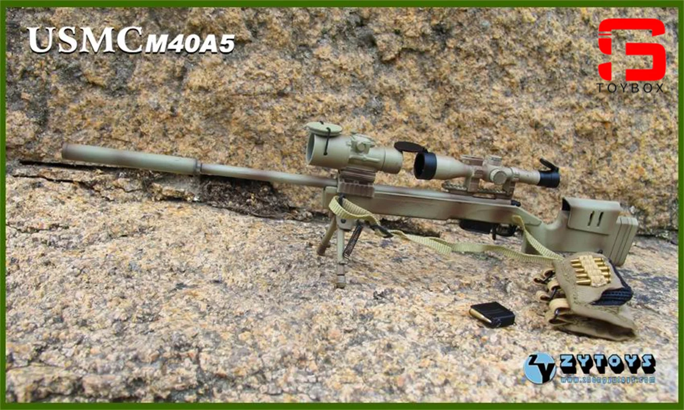 ZYTOYS ZY8024 1/6 Scale M40A5 USMC Sniper Rifle Model Plastic