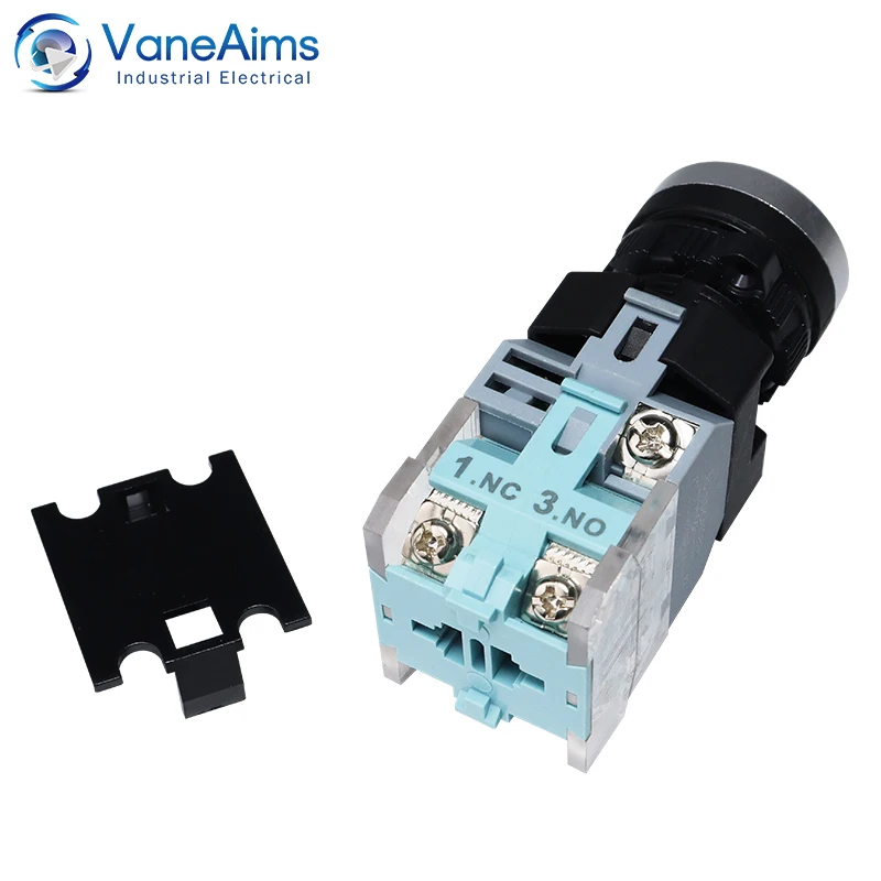 VaneAims öƽ LED Ʈ Ǫ ư ġ,  Ī ON/OFF  ġ, ǹ , 22mm FXB38, 10A, 12V, 220V