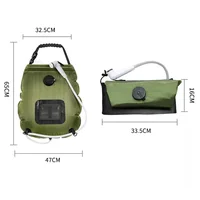 20L Outdoor Camping Shower Water Bag