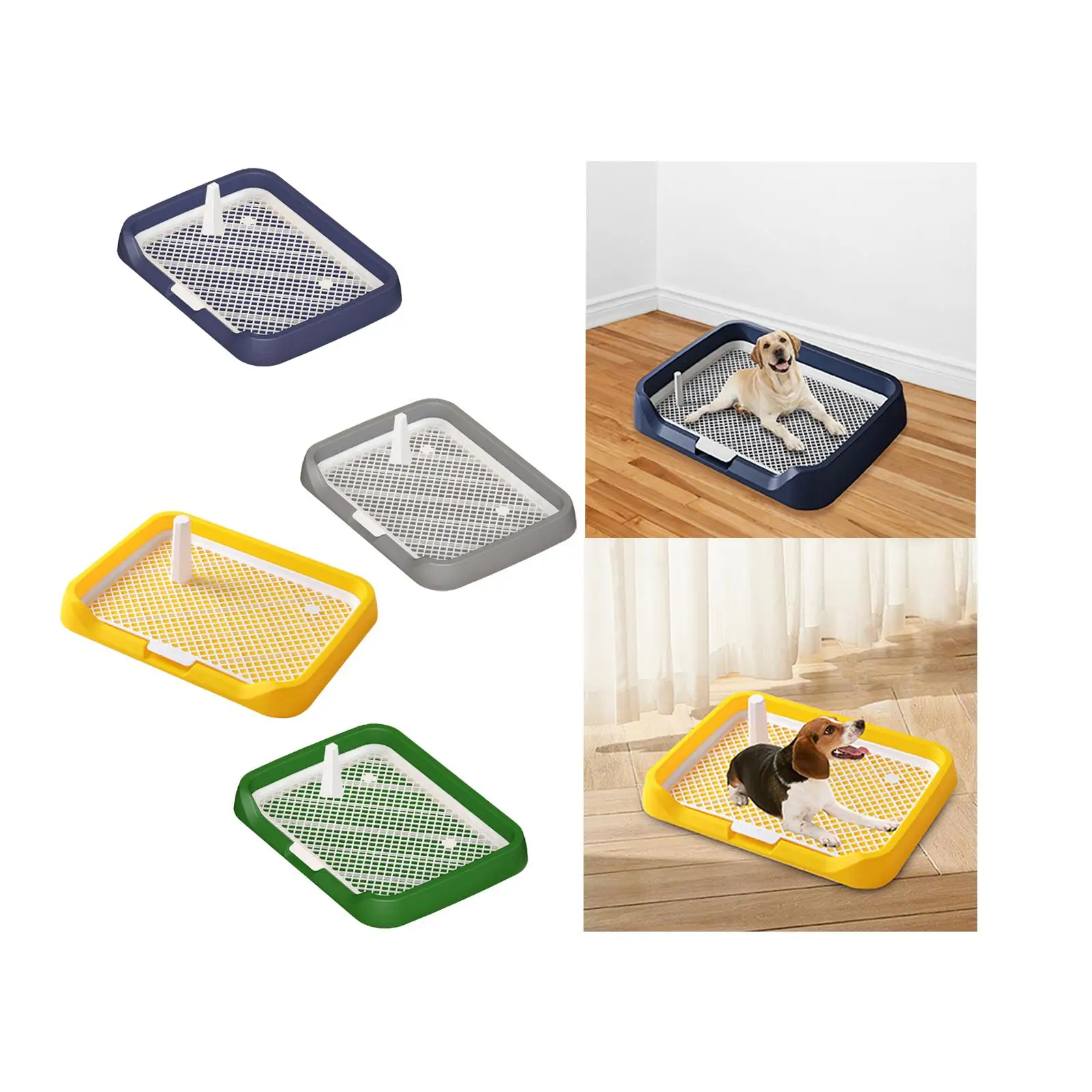 Pet Training Pads Holder Training Tray Reusable with Protection Wall Dogs Potty Pad Pee Pad Holder for Dogs and Cats Pet Training Pads Holder Training Tray Reusable with Protection Wall Dogs Potty Pad Pee Pad Holder for Dogs and Cats