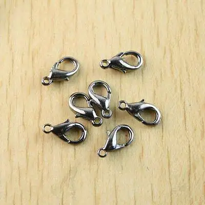 

30pcs 14mm Gunmetal color Lobster Parrot Clasps h1163