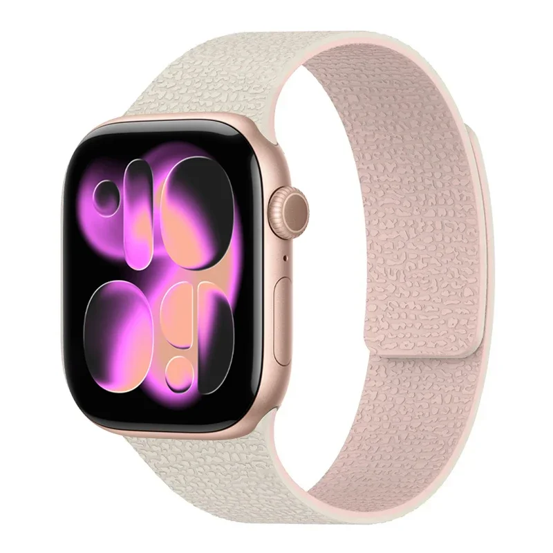 ตัวเลือกสินค้า สายรัดข้อมือซิลิโคนยืดหยุ่นสำหรับ Apple Watch ทุกรุ่น