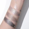 Gel Texture Metallic Eyeshadow Palette Diamond Smoky Monochrome Glitter Body Highlighter Powder Cream Brighten Shiny Eyes Makeup