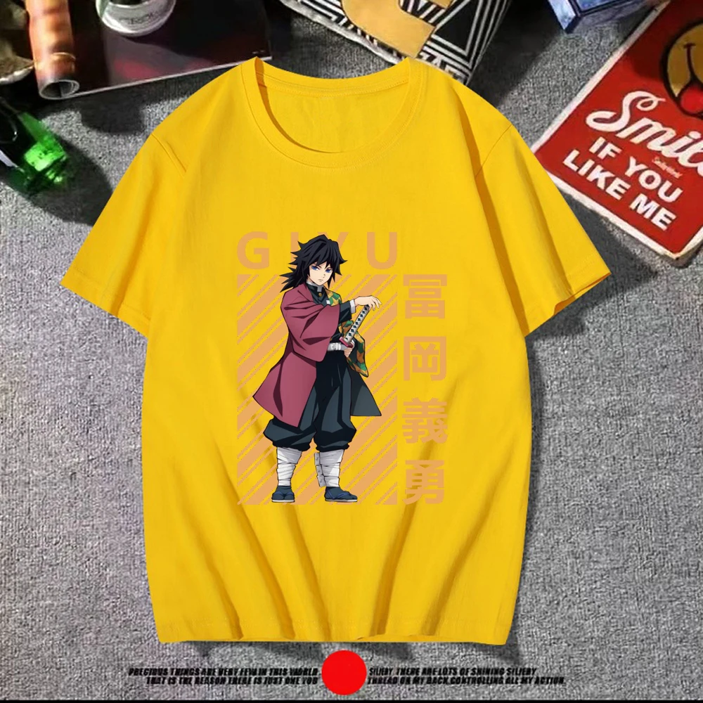 Demon Slayer: Kimetsu no Yaiba Bottle T-Shirt L Pattern Muichiro