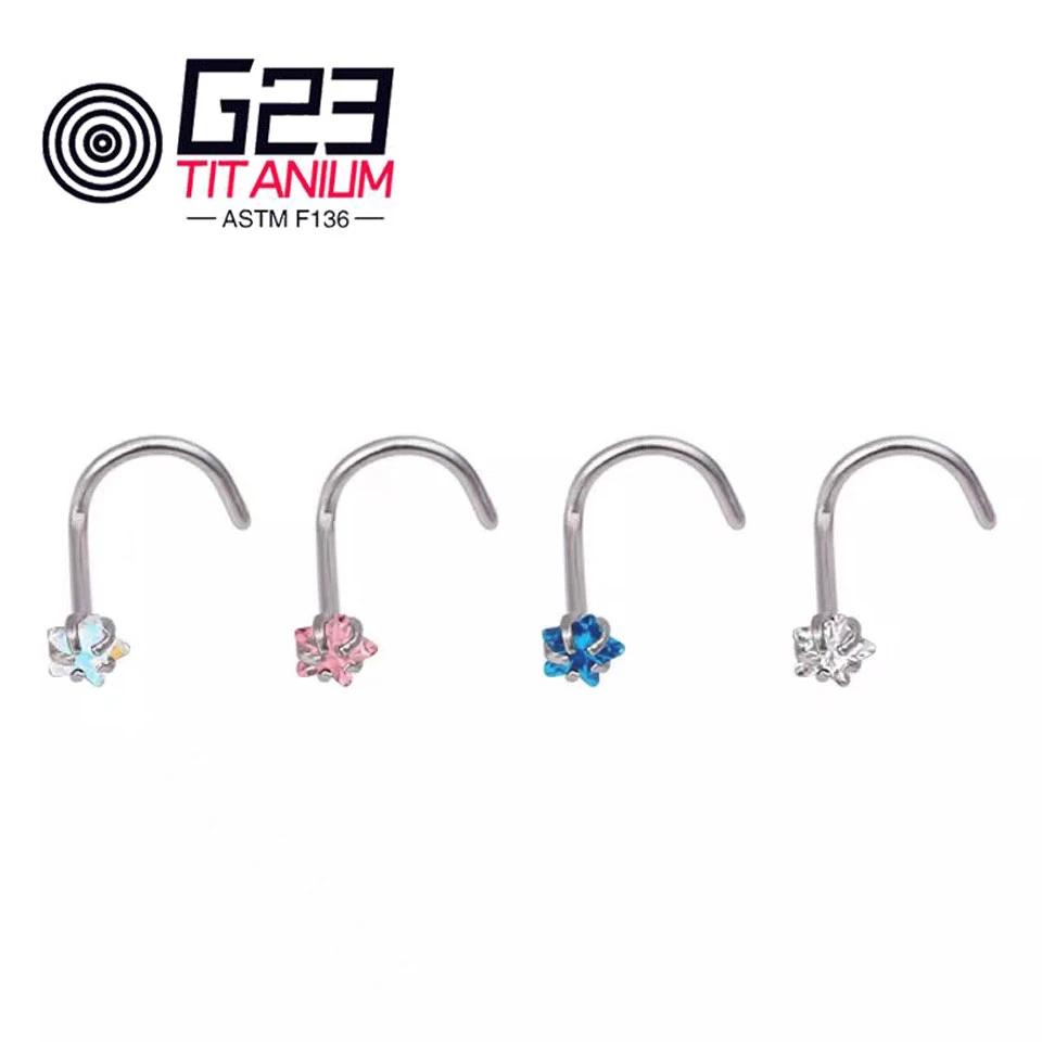 Titanium Nose Piercing Jewelry Fashion Nose Piercing Titanium G23