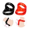 Reusable Cock Ring Silicone Dual Pleasure Penis Ring Male Delay Ejaculation Penis Stretcher Exercise Cockring Sex Toys for Men 1
