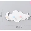 Creative Cute Star Moon Cloud Shape Nail-free Wall Clothes Hooks Kids Room Decorative Key Hanging Hanger Kitchen Storage Hook 2