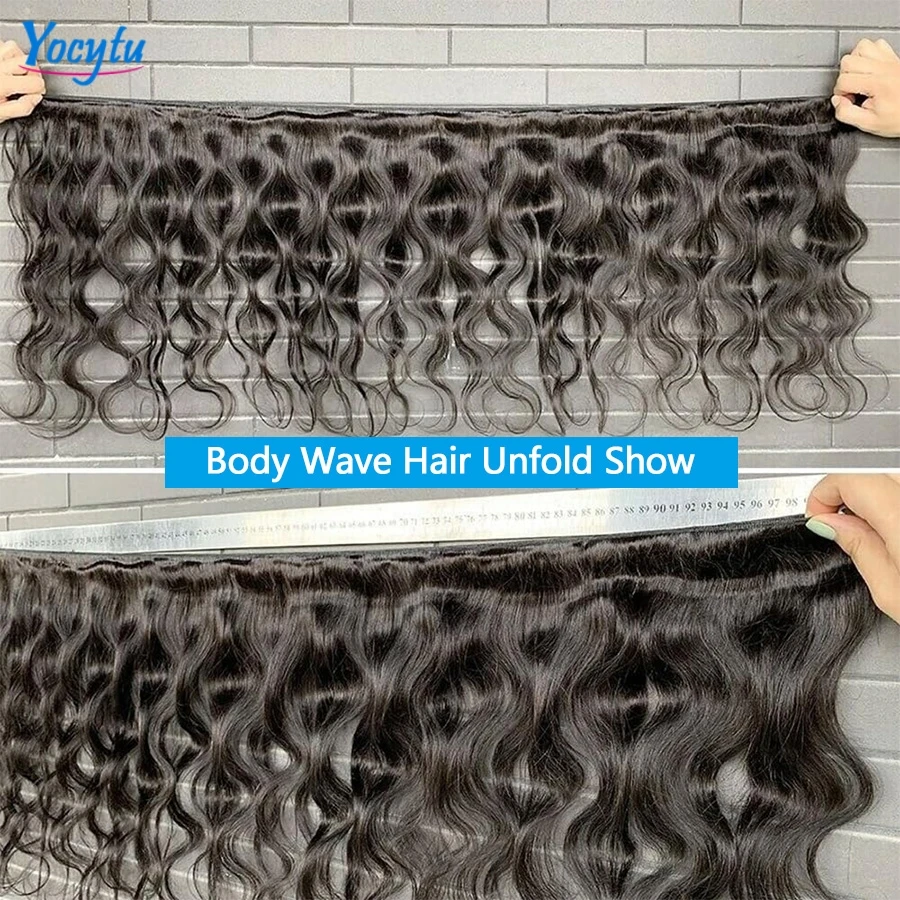 YOCYTU Body Wave Bundles Brazilian Weave Human Hair Bundles 26 26 26 Inch Body Wave Bundles Free Shipping With 1-3 Days Delivery