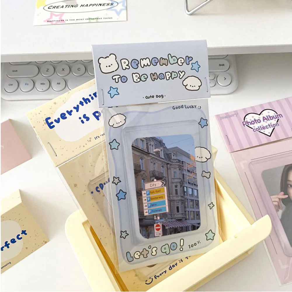 10PCS INS Card Protective Packaging Card Head Packaging Gift Decor Photo Cardboard Back Paper Card Back Cute Cartoon DIY