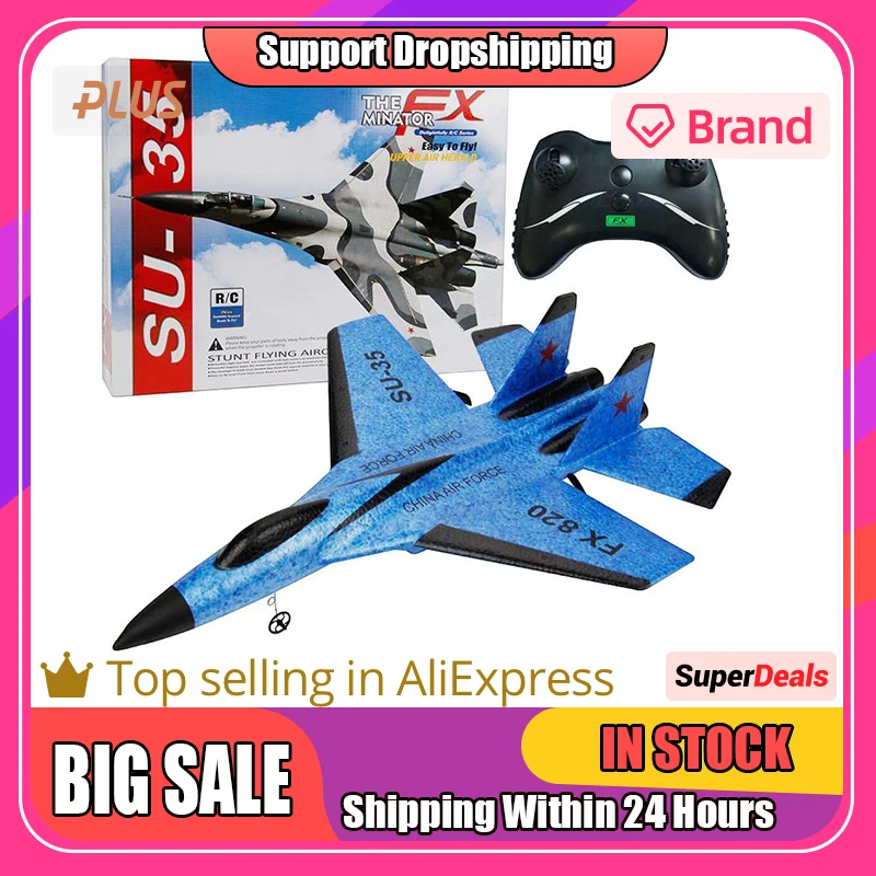 Fx620 Remote Control Glider Fixed Wing Su35 Fighter Jet Children Aircraft  Model Toys For Birthday Gifts Aviao Controle Remoto - AliExpress