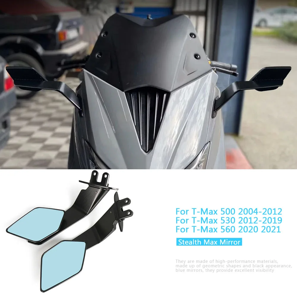 Aluminum Alloy Frame Motorcycle Fixed Wind Wing Rearview Mirror For ...