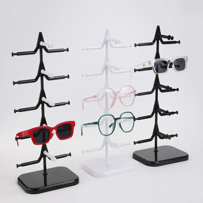 5 Pairs of Acrylic Glasses Storage Display Stand Storage Organizer for New Style Sunglasses Rack Three Color Styles Available