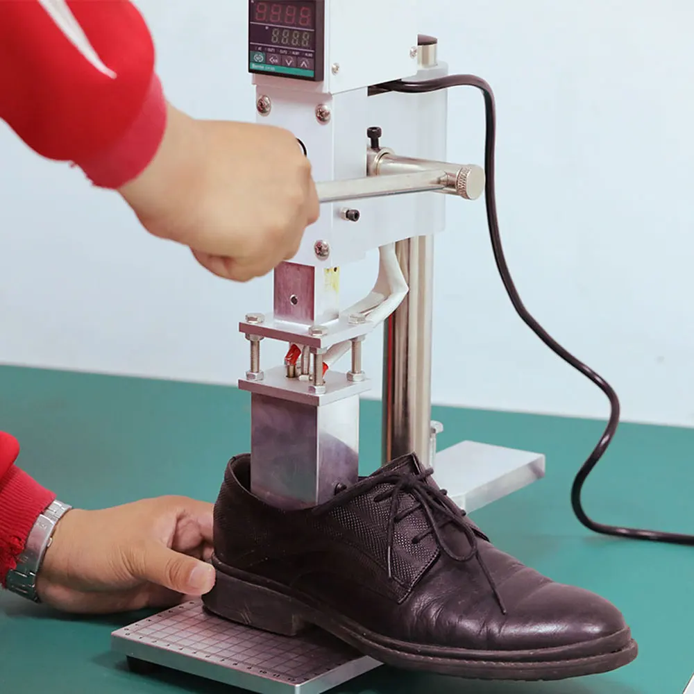 Manual Hot Stamping Machine Insole Leather Shoes Wallet Belt Branding Machine Embossing Embossing