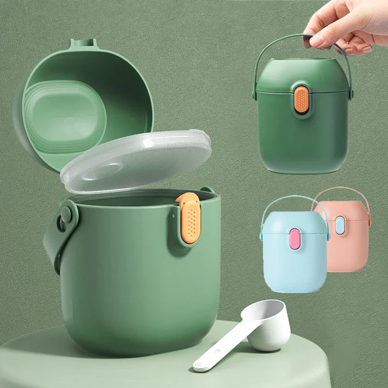 Portable Baby Food Storage Box Cereal Infant Milk Powder Box Fruit Snacks Feeding Container milk powder storage box