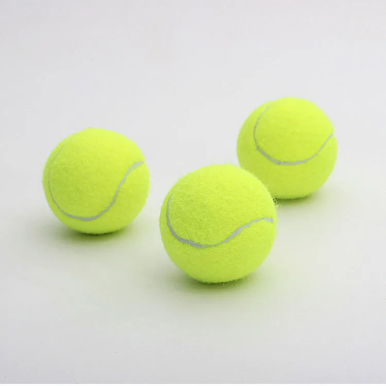 training bulk rubber tennis ball and colors rubber racket beach tennis Mainland China 1 balls