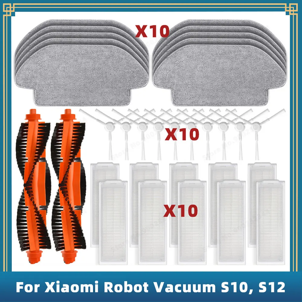 Kit de Accesorios de Repuesto para Xiaomi Robot Vacuum Mop 2S Xiaomi Mop P Xiaomi  Robot Vacuum S12 R