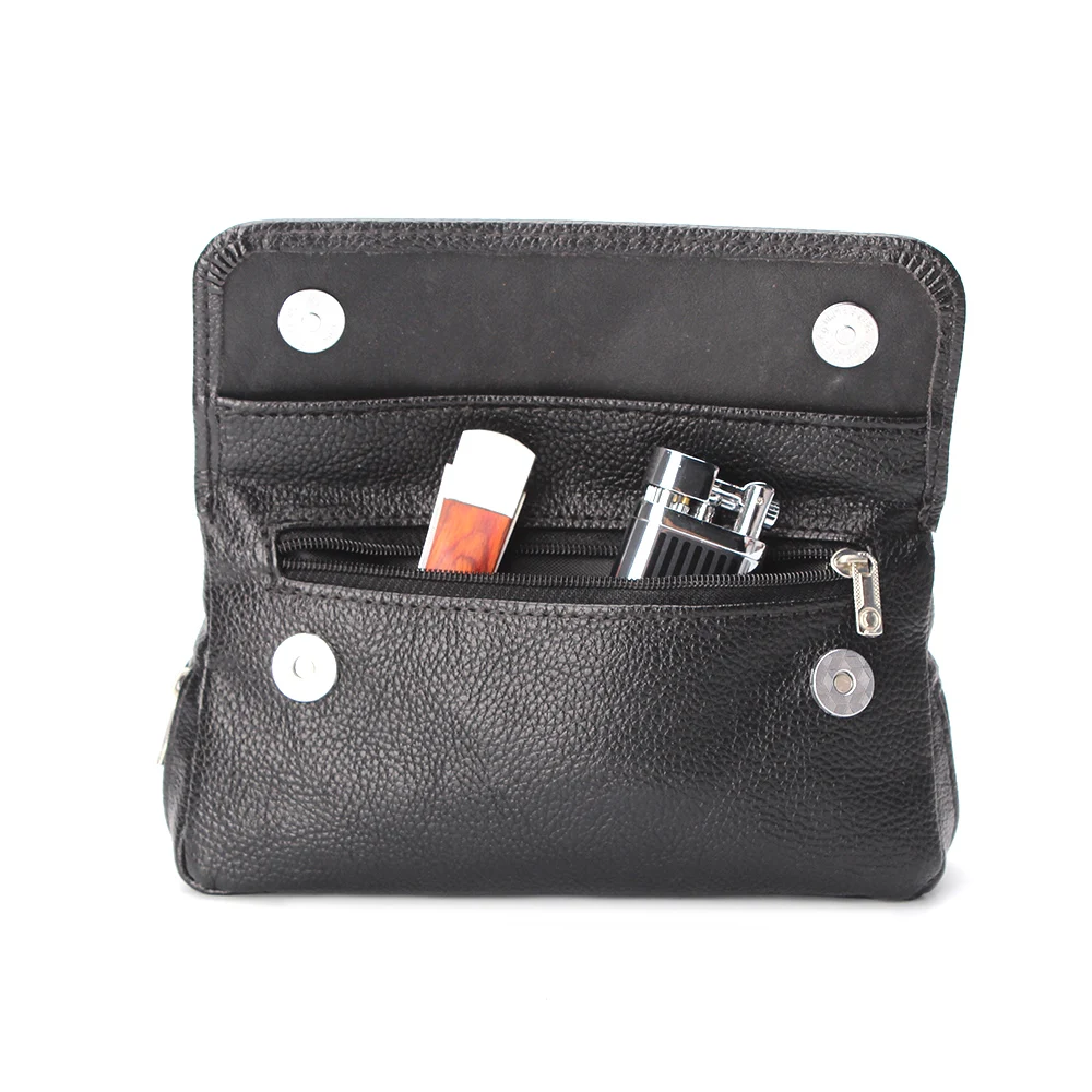 JIBILL Retro PU Leather Tobacco Bag Pipe Pouch Case bag smoking accessories tobacco smoking accessories For 2pcs Tobacco Pipe smoke Clean Tool Smoking Paper Holder Wallet Bag