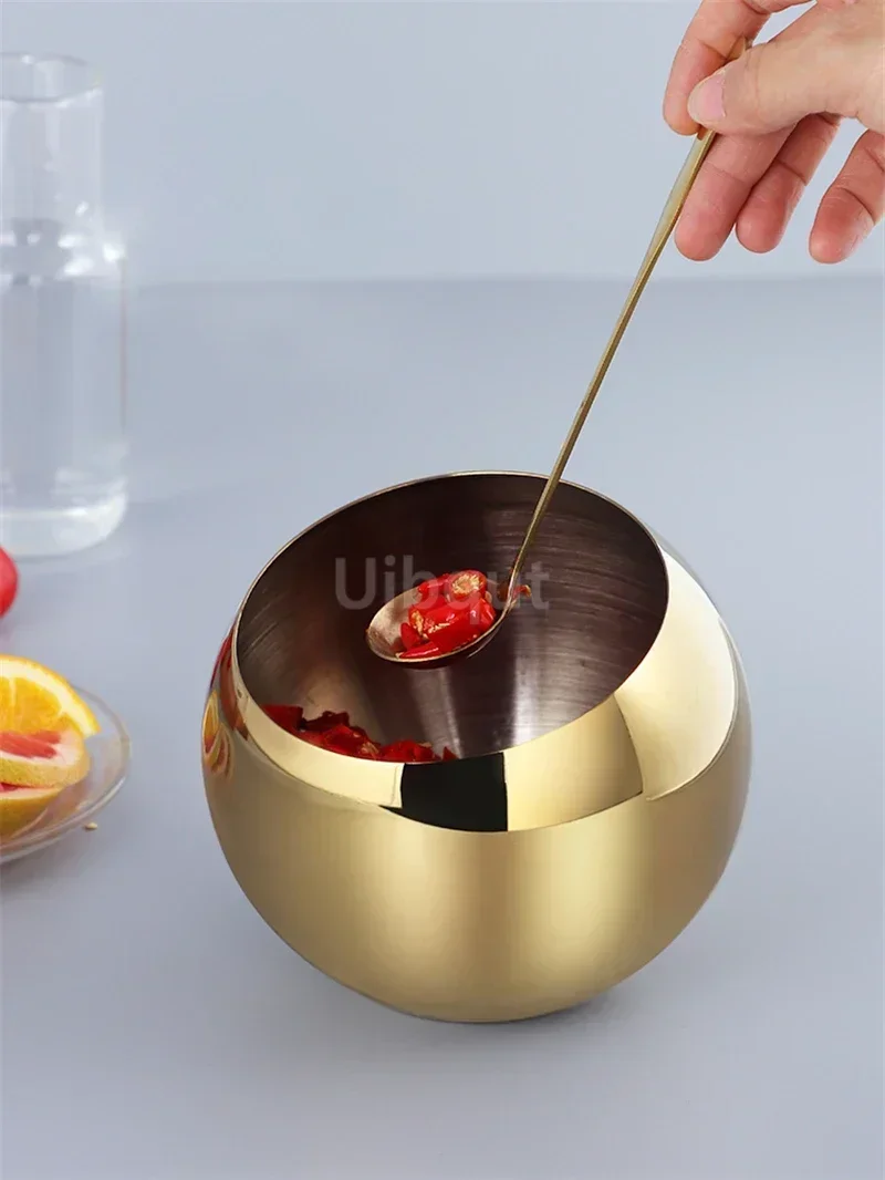 Premium Stainless Steel Sauce Bowl with Lid