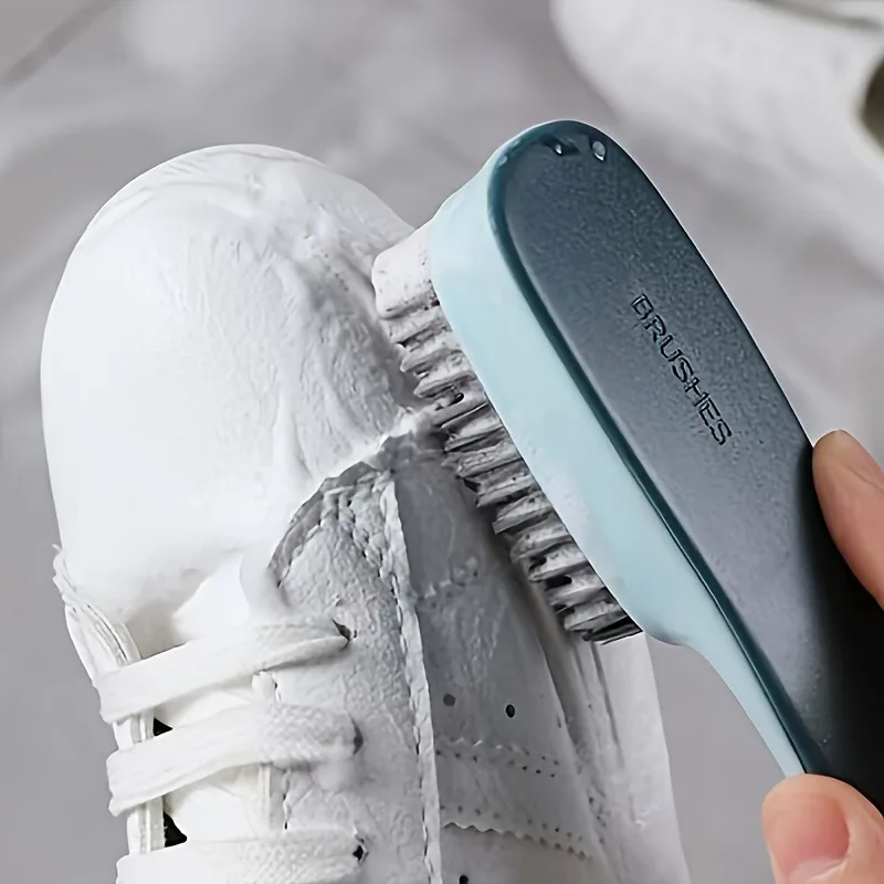 2pcs Soft Bristle Shoe Brush with Long Handle - Ideal for Boots, Jewelry & Watches Cleaning 5
