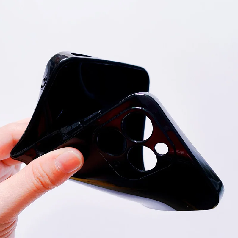 HHUAN Coque Pour Blackview A70 Pro (6.52"), Housse Etui Anti-Choc En Silicone Souple Ultra-Mince Noir Mat, Anti-Rayures Bumper TPU Case Cover Pour