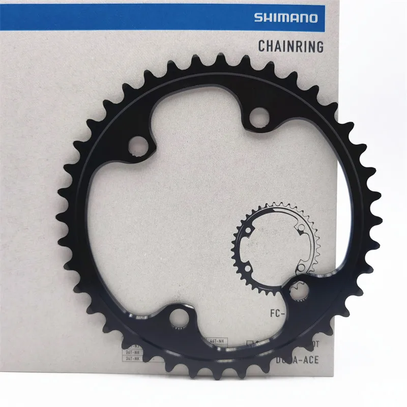 Shimano Dura-Ace Serie FC-9000/R9100/R9200 Kurbel garnitur Kettenblatt 34t 36t 39t 40t 42t – Detail 6