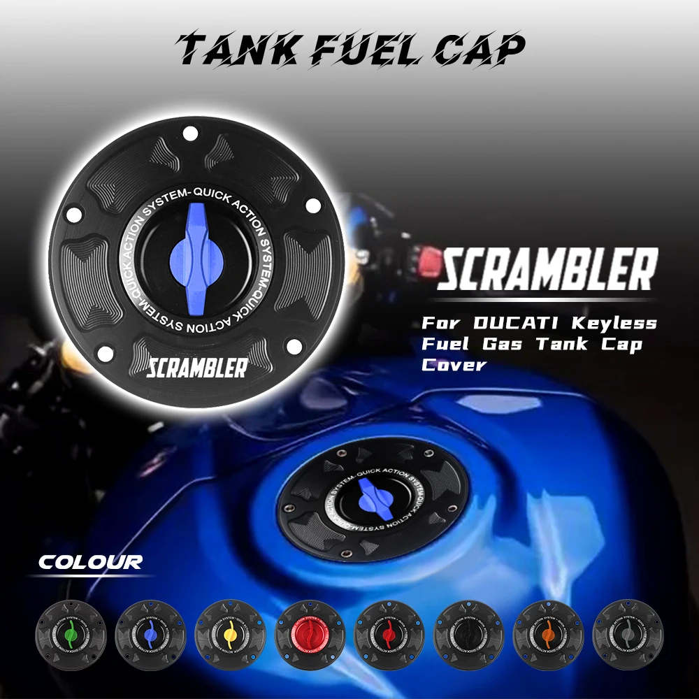 

Крышка топливного бака для DUCATI SCRAMBLER 1100 /1000 SPECIAL /SPORT 1100 FLAT TRACK PRO 1100, крышка бензобака без ключа с полной дроссельной заслонкой