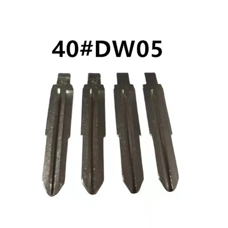 

10PCS 40# DW05 Key Blade Car Remote Blank Key Replacement Uncut Blade for Chevrolet Epica Folding Flip Key