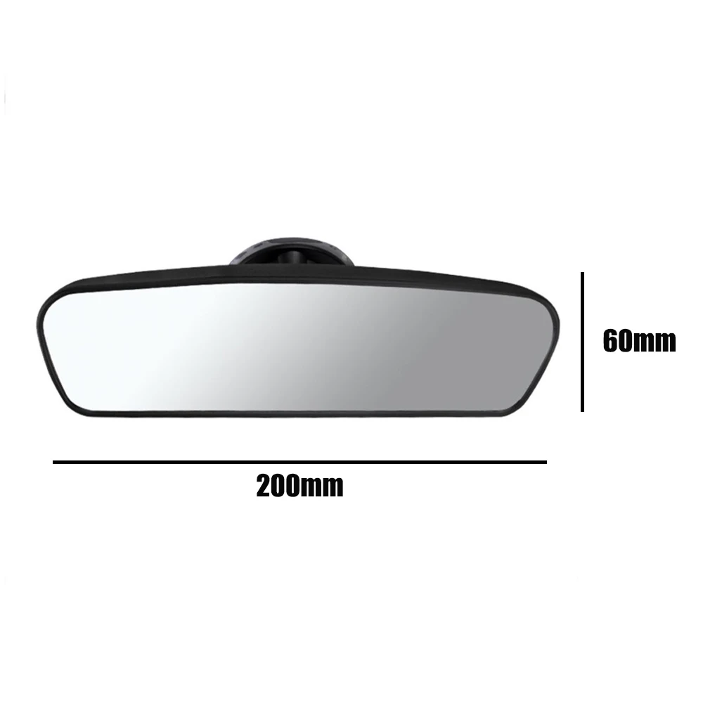 Specchietto Retrovisore Interno Auto Con Ventosa - Universale, 20x6 Cm, Rotazione 360° - Foto 5