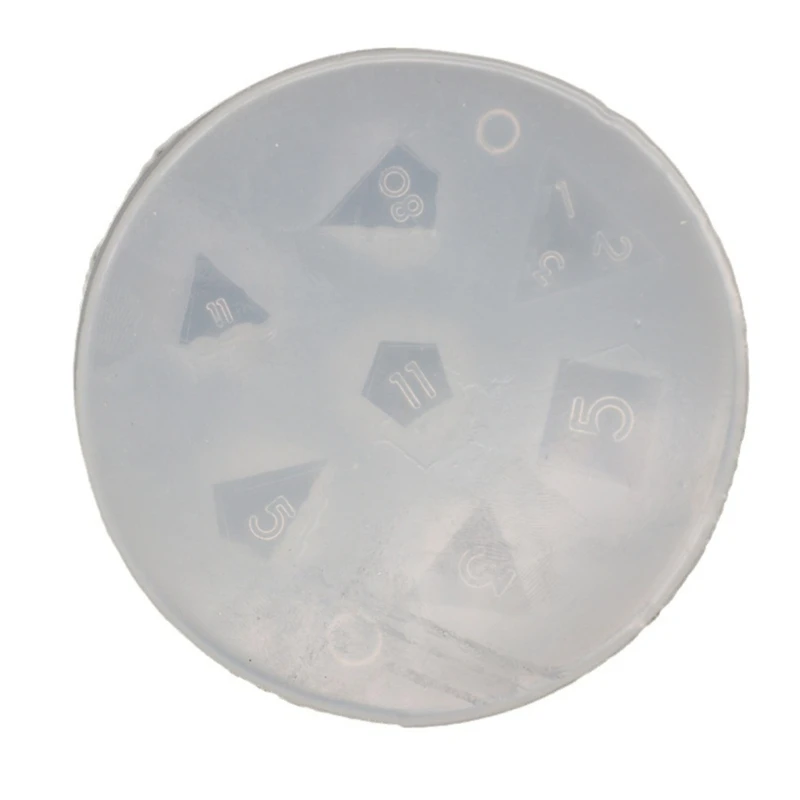 

Various Shapes Dices Fillet Square Triangle Dices Mold Crystal Epoxy Resin Mold Dices Digital Game Silicone Mould Art 57BD