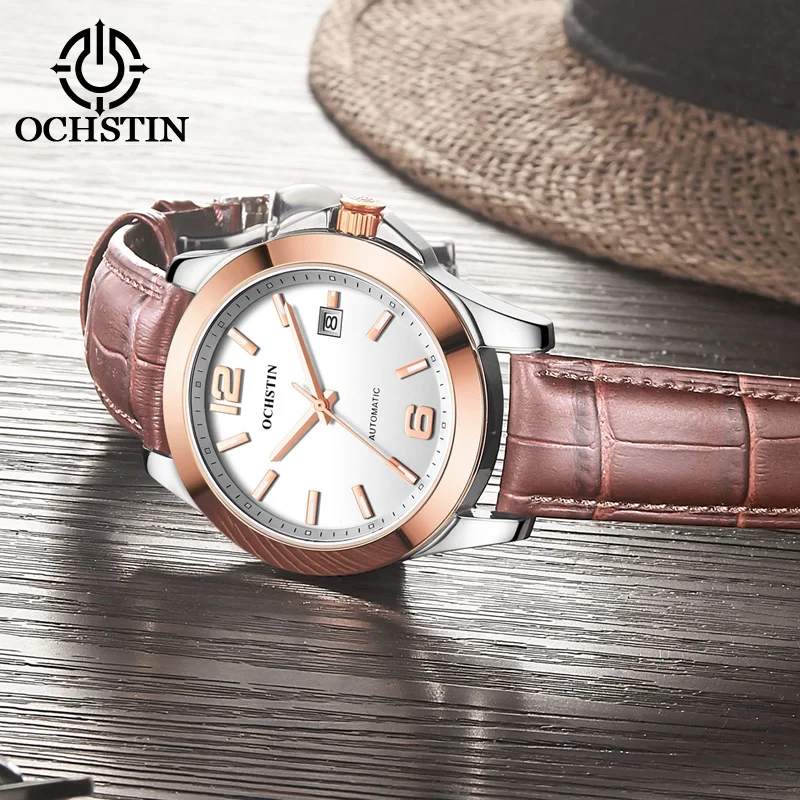 OCHSTIN new 2024city urban series personality trend automatic mechanical movement waterproof watch men's mechanical watches