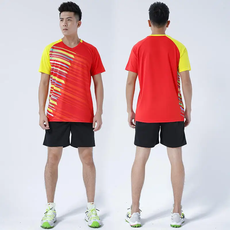 Sportswear Men's And Women's Shorts Suit Training Short-Sleeved Quick-Drying Volleyball Team Breathable Jersey
