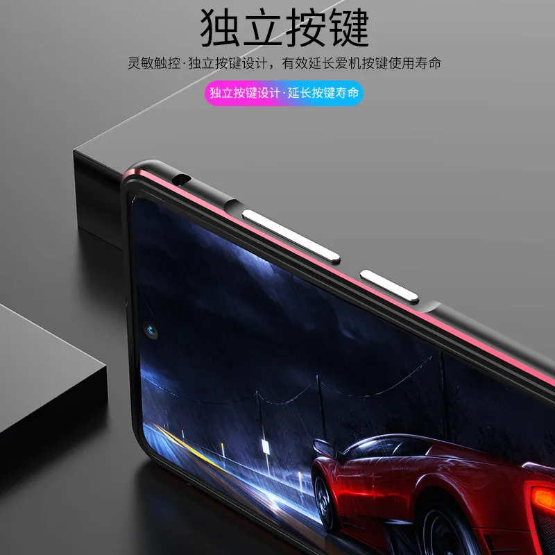 Dropshipping Dual Color Aluminum Metal Bumper For Samsung Galaxy Note20 Note 20 Ultra Cover CASE Lens Carmera+Frame Protector