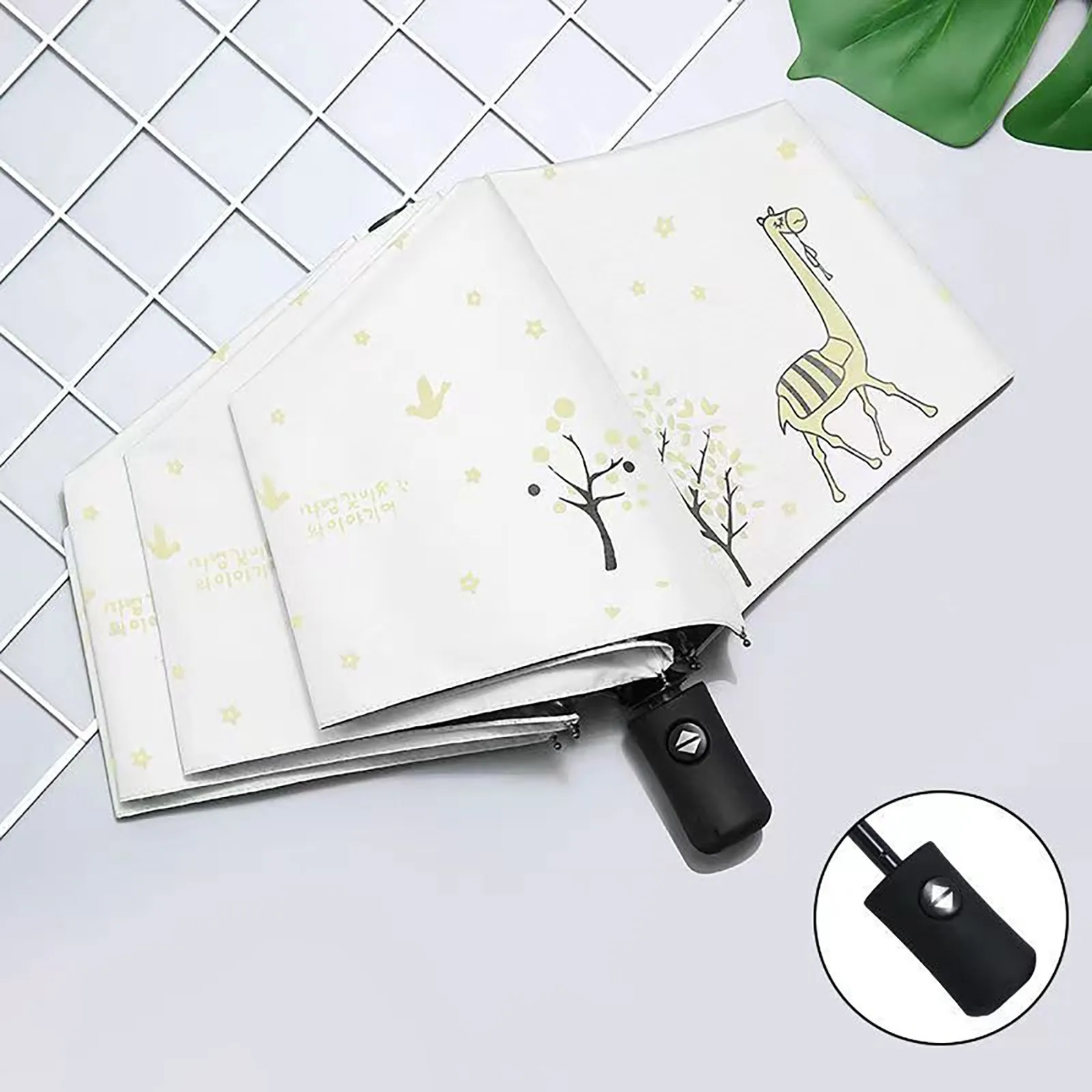 Umbrella Men Women Windproof Compact Umbrella Automatic Folding Sun Rain And Sunny Dual-use Anti-ultraviolet