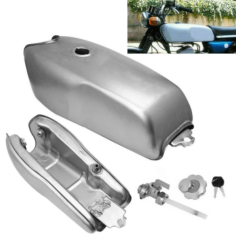 

Motorcycle Fuel Gas Tank 9L 2.4 Gallon For BMW Honda Yamaha Suzuki Cafe Racer Universal