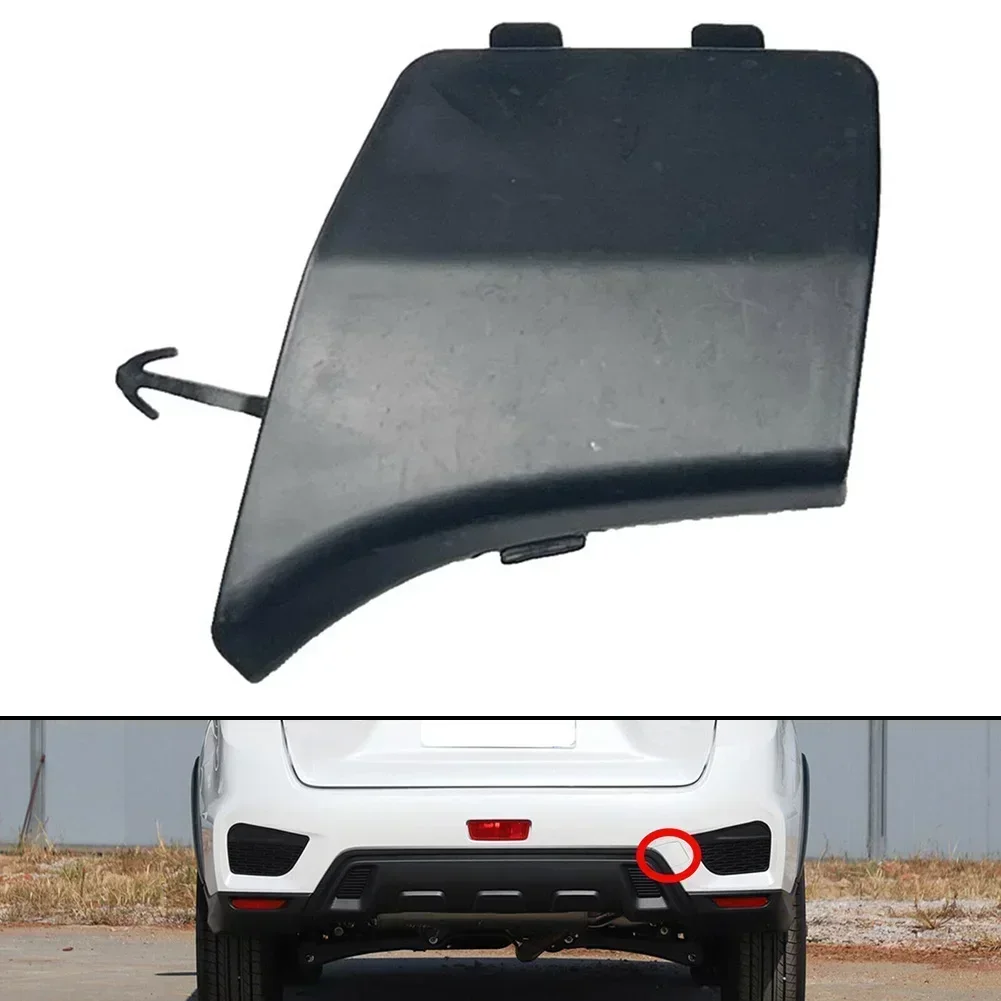 Car Rear Bumper Tow Hook Eye Cover Cap 6410F261 Black For For ASX Trailer Towing Hook Eye Cap