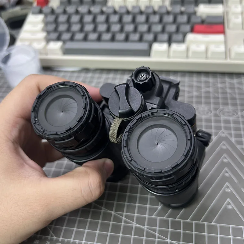 Aluminium Metall Schutz Objektiv Abdeckkappe Lichtschild für Nachtsicht NVG PVS14 / PVS31 GPNVG18 – Detail 33