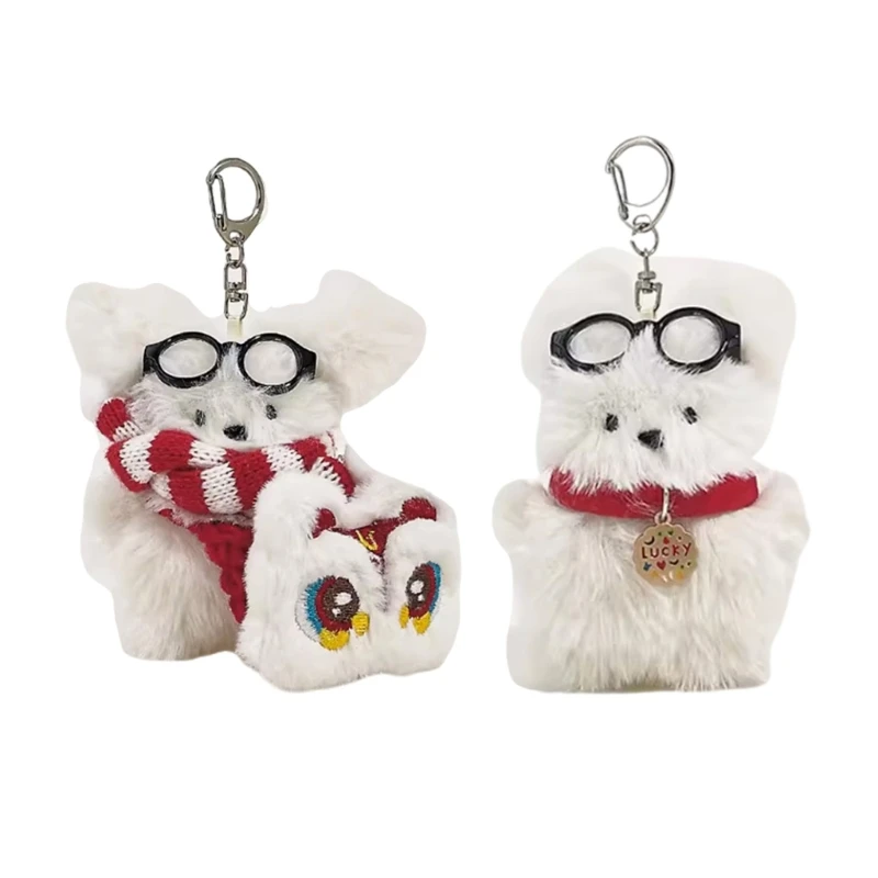 

Fast Reach Dog Keychain Pendant Cartoon Bag Ornament Phone Anti Lost Lanyard