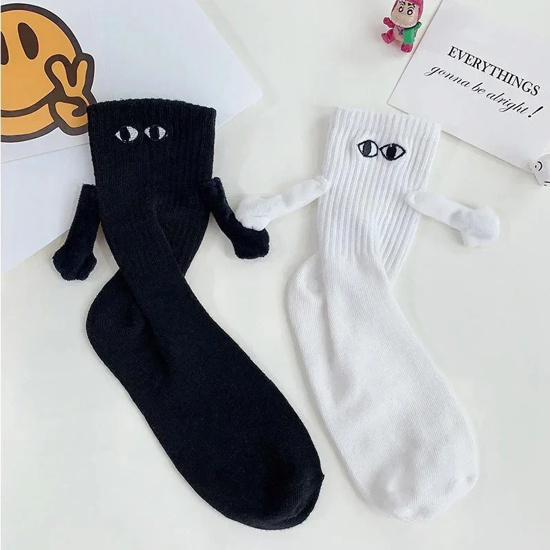 Magnétique Tenant les mains Chaussettes Belles chaussettes de