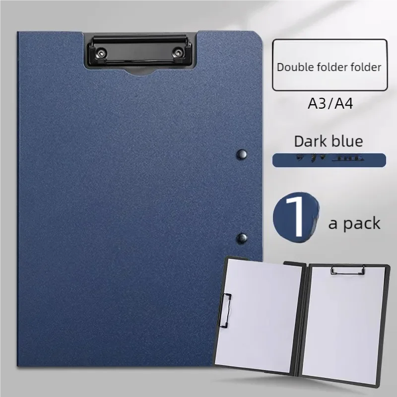 File Folders 1pc A4 Documents Organizer Clipboard With Cover Paper Folder for Business & School