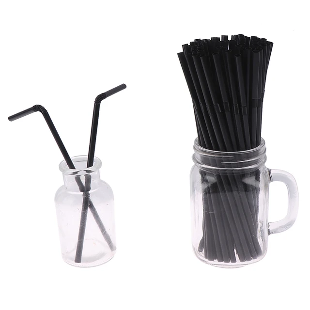 100pcs Big Milkshake Straws Bubble Boba Milk Tea Plastic Thick Straws  Smoothie Cold Drinking Drinkware Bar Accessories - AliExpress