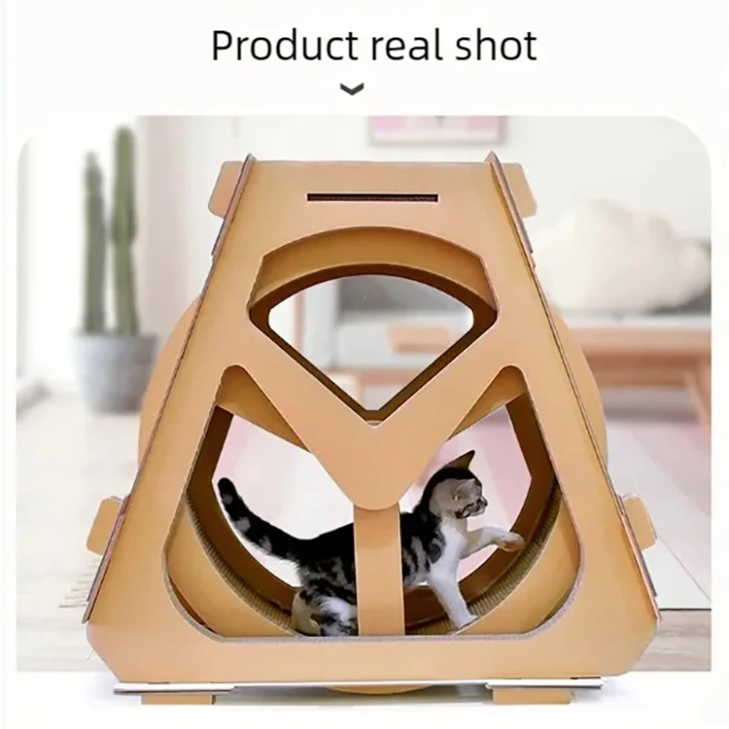 Increase the size of the water wheel, Ferris wheel, cat scratching board, cat climbing frame, nest, corrugated paper, and ro